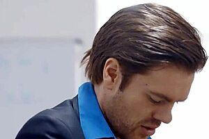 teasing office slut craves executive quickie affair