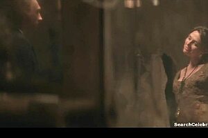 Tinarie van Wyk-Loots flashes big tits in steamy car topless scene