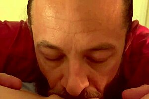 Brad Newman teaches dripping pussy eating techniques bareback