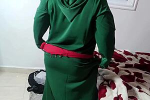 arab ebony babe's ass worshipped and fucked wildly hard