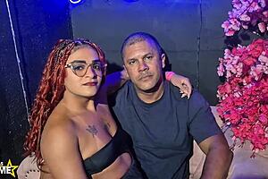 latina hotwife sucks old man's monster cock at gloryhole for cuckold humiliation