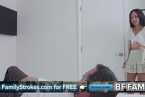 Horny Latina Begs To Get Her Tight Pussy Railed By Daddy Hardcore