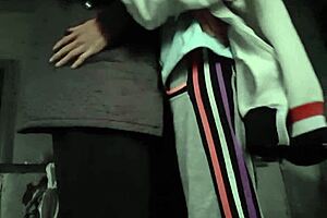 Intense clothed fuck ignites passionate mutual orgasms