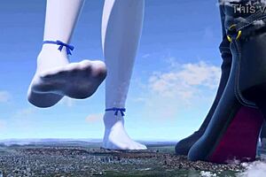 i crush the city under my massive giantess feet today
