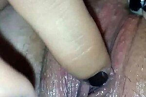 ex girlfriend flaunts her soaking wet pussy up close