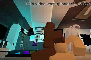 shy slut hammered relentlessly by monster bbc in roblox condo