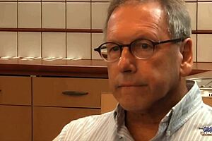 sexy young doctor blows old man then rides his cock hard