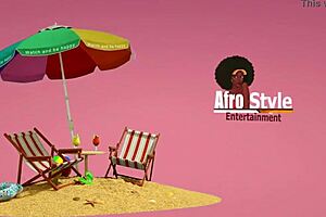 Horny thick busty oiled ebony latina sneaks into room for wild assfucking creampie