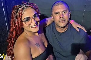 latina hotwife sucks old man's monster cock at gloryhole for cuckold humiliation