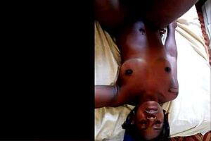 Sexy ebony lesbians ravage wet pussies in homemade tape