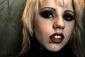 lexi belle deepthroats monster cock in fishnets then rides