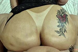 husband lets friend flood my pussy with thick hot cum