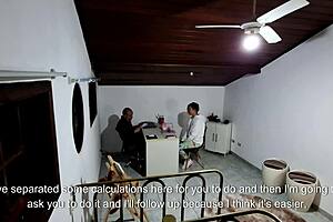 Hey student 😏 seduced in teacher's office till she rides him hard 💦