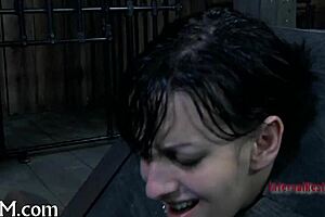 bdsm slut endures shocking electro torment pain