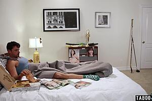 busty cassidy klein teaches shy guy pussy licking and hardcore fucking