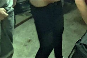 redhead amateur gets fucked hard in car mechanic shop