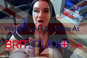 nurse arrives for patient's steamy sperm extraction