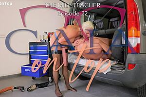 blonde milf teacher anal fisting enema prolapse squirting