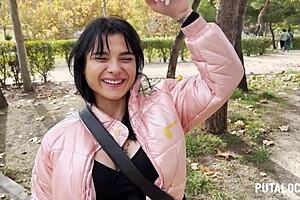 Tattooed spanish Nadja swallows Torbe's hot load surprise 😍💦