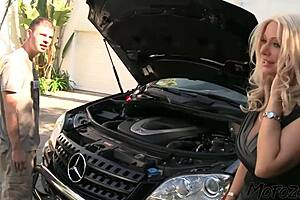 Mature Blonde Big Tits Star Scores Massive Facial Cumshot