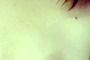 This horny French milf loves teasing with her huge boobs