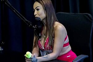 belinha baracho teases swingers in sheer red lingerie