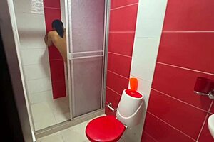 Catch sexy latina in shower then fuck tight pussy and cum in mouth homemade pov