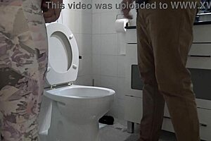 mature voyeur milf spies on guy pissing right in front of her eyes