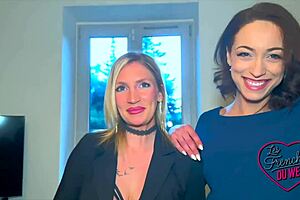 Irina and Jade, bombshells craving wild hardcore threesome action!