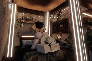 rough condo pounding turns roblox slut into hardcore fucktoy cowgirl doggystyle