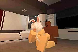 shy slut hammered relentlessly by monster bbc in roblox condo
