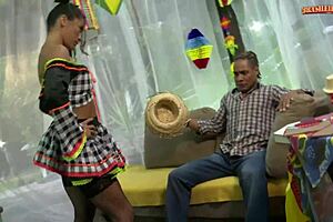 fucking hot brazilian at julina party hard 🍑💦🔥