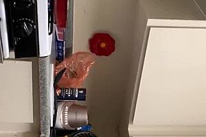 Redbone Bent Over BBC Doggystyle in Kitchen