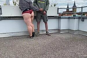 Chubby milf's hairy pussy gets wild on summer vacation 🌴💦