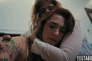 big tits bi milf seduces curvy girlfriend with bbc threesome thrill