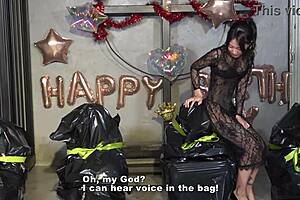 Four masochistic slaves delivered as birthday gifts to mistress sara