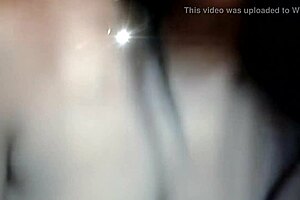 Damn, brown sugar shoves that dildo so deep in her shaved pussy and tits bounce!