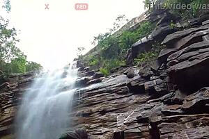 damn we got busted fucking hard in that public waterfall spot!