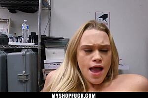 What if officer catches bratty shoplifter in stolen lingerie at work?