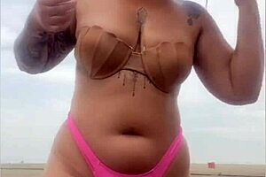 Begged him to whip out his cock from shorts to check hardness