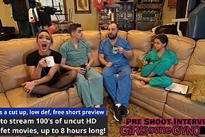 hey, welcome to canada where channy crossfire strips and spreads backstage