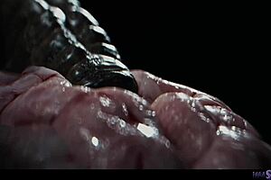 Blonde Elf Infects Octokuro With Intense Sex Craving Parasites