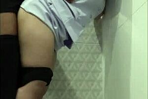 Nurse Hooks Up Friend for Quick Bathroom Tryst at Hospital