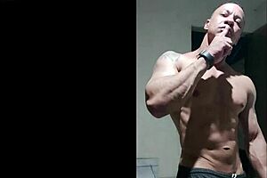 Carlos Simoes bodybuilder pounds young latina anal