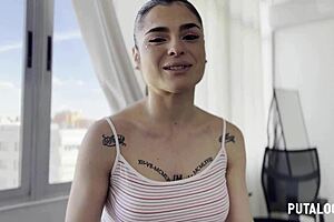 tattooed nadja hot chats seductively then swallows torbe's cum