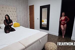 join curvy latina milfs for steamy threesome pov