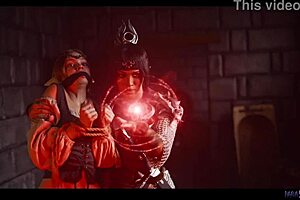 Blonde Elf Infects Octokuro With Intense Sex Craving Parasites