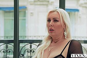 Vixen Model Bella Spark Devours Christian's Thick Cock!