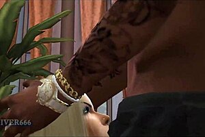 Latina hooker chokes on massive black thug cock in rough chronicles