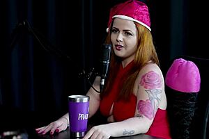 i got so shy filming with girls so i brought my bf to the swing house for my sheer red fetish